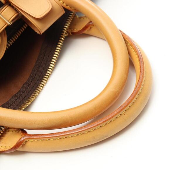 LOUIS VUITTON Authentic Brown Monogram Leather Boston Bag - Picture 7 of 11